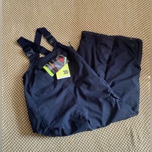 All in Motion Black Waterproof Bib Overall size medium
